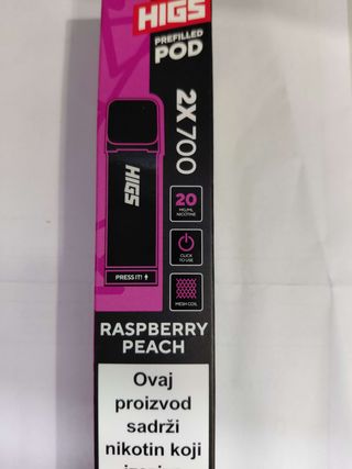 Higs pod raspberry peach