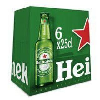Heineken Cerveza Botella 6x25 Cl.