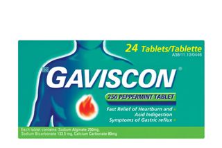 Gaviscon Peppermint Tablets, 24 Count
