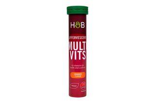 H&B Orange Multivitamin Effervescent Tablets, 20 Count