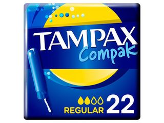 Tampax Compak Tampones Regular 22u