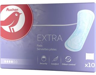 Compresa de Incontinencia Mujeres Alcampo 10 Uds.