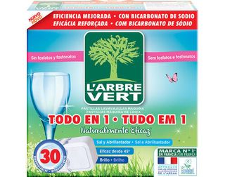 DET MÁQUINA LOIÇA L'ARBRE VERTPASTILHAS TUDO EM 1 30 UND