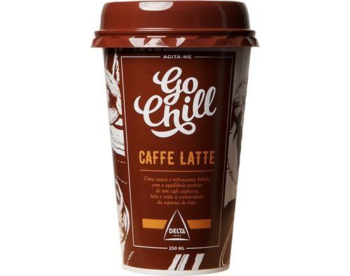 BEBIDA DELTA LÁCTEA GO CHILL CAFFE LATTE 230ML