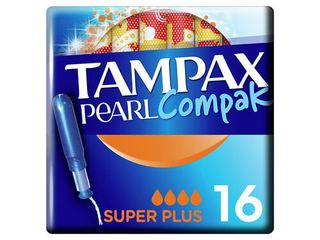 Tampax Compak Pearl Tampones Super Plus 16u