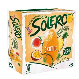 Solero Algida Exotic 3 X 68 G