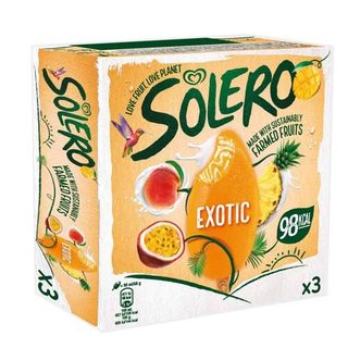 Solero Helado exótico 3 x 90 ml