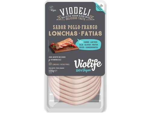 PREPARADO VEGAN VIOLIFE:FATIADO SABOR A FRANGO 100G