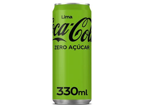REFRIGERANTE C/ GÁS COCA-COLA ZERO LIMA LATA 0.33L