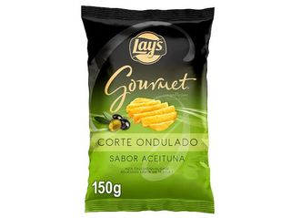 Lay’s Gourmet Patatas Fritas Corte Ondulado Sabor Aceituna 150g
