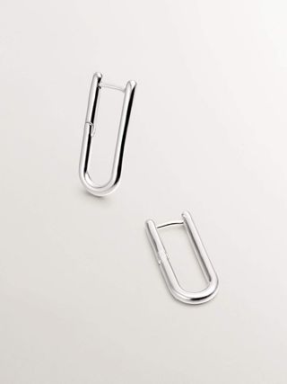 Pulsera De Plata 925 De Eslabones Barbado Con Motivo Geométrico  (J05586-01_St) Talla Única