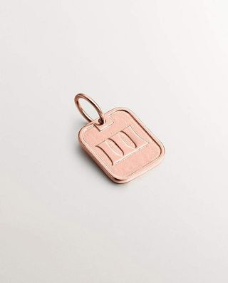 Charm De Plata 925 Bañada En Oro Rosa De 18K Con Número 3 (J05610-03-3_St) Talla Única