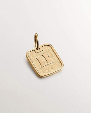 Charm De Plata 925 Bañada En Oro Amarillo De 18K Con Número 2 (J05610-02-2_St) Talla Única