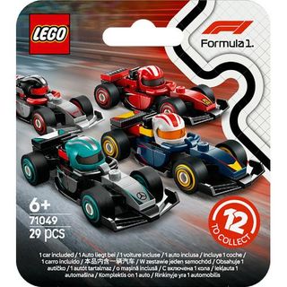 Конструктор LEGO Minifigures Колекційний автомобіль для перегонів F1 (71049)