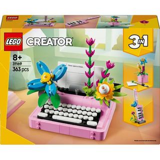 Igračka Lego kocke Creator 3-in-1 Typewriter with Flowers 8+