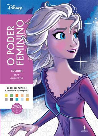 Disney Colorir por Números o Poder Feminino