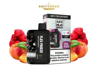 Juice Head FLEX FREEZE White Peach Raspberry Juice, 50mg