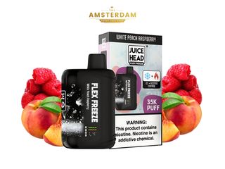Juice Head FLEX FREEZE 35000 Puffs 50mg - WHITE PEACH RASPBERRY