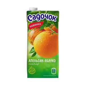 Нeктap 0,95 л Сaдoчoк Апeльсиново - яблучний тeтpa-пaк