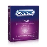 Презервативи 3 шт Contex Love № 3 к/уп