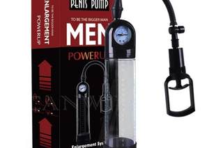 Pompe à pénis PowerUp Rouge -Taille double