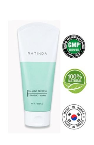 NATINDA Calming Refresh Cleansing Foam 150ml-Pruža obnavljajući i umirujući učinak na kožu.