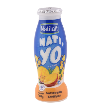 Yaourt à boire Fruits exotiques NATILAIT 160 g