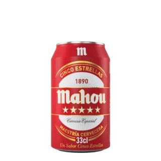Mahou 5 Estrellas Cerveza Lata 33cl