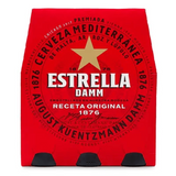Estrella Damm Cerveza Botellín 6x25cl