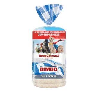 Bimbo Pan De Molde Blanco Sin Corteza 450g