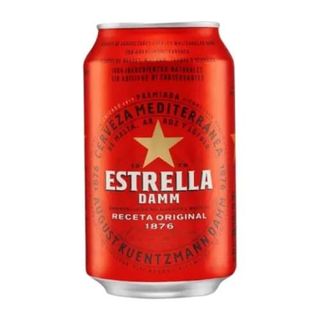 Estrella Damm Cerveza Lata 33cl