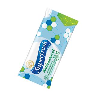 Серветка волога Antibacterial Superfresh 15шт