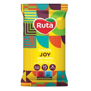 Вологі серветки Ruta 15 шт. Joy - [1228399]