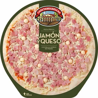 Pizza Casa Tarradellas Jamón Y Queso 425g