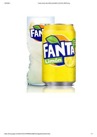 Fanta Limón Lata 330ml.