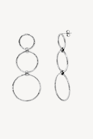 MARS PENDIENTES PLATA