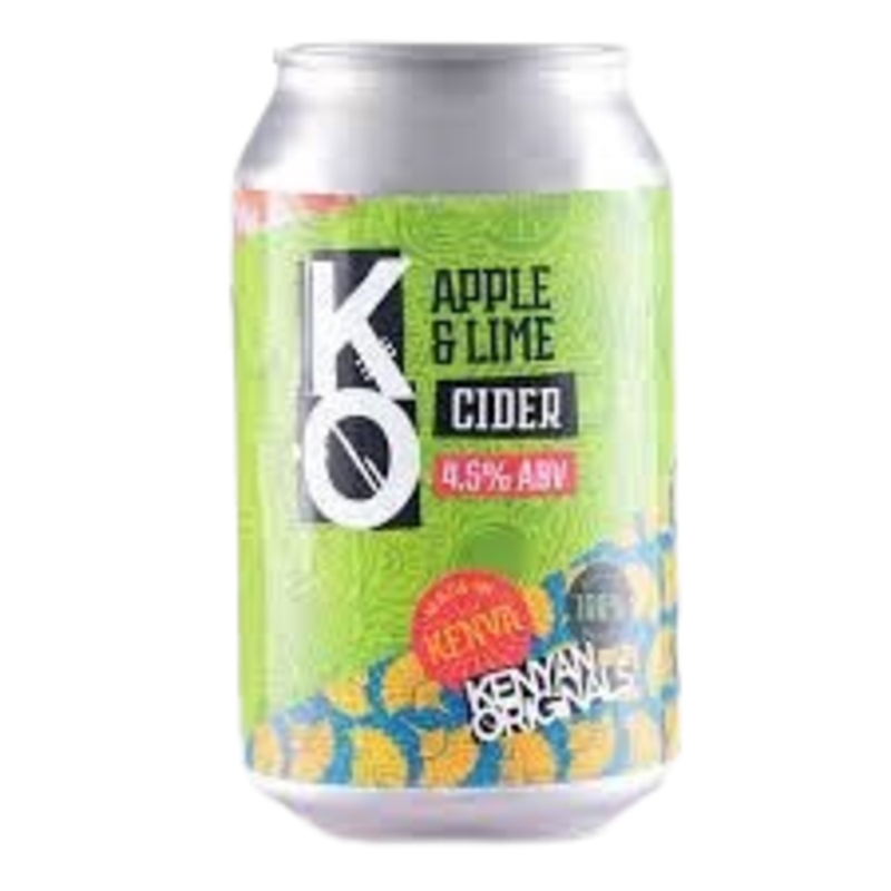 Kenyan Originals Apple & Lime Dry Cider, 500ml