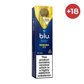 Desechable  Banana Ice 20 Mg 600 Puffs  Blu Bar