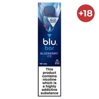 Desechable  Blue Ice 20 Mg 600 Puffs  Blu Bar