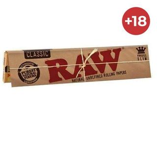 Papeles Raw Classic King Size Slim 32 uds