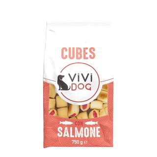 Vivi dog biscotti ripieni cubes 750g salmone