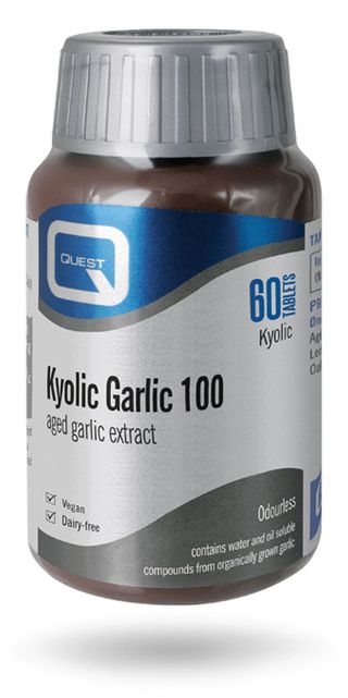 QUEST Kyolic Garlic 100 Aged Extract Tablets, 60 Count