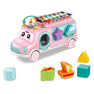 Сортер Iggy Ziggy Music bus 3 в 1 рожевий (3858894670963/2)