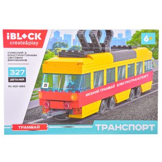 Конструктор IBLOCK Транспорт Трамвай (PL-921-380)