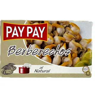 Berberechos Al Natural Pay Pay 55-65 Piezas 115g