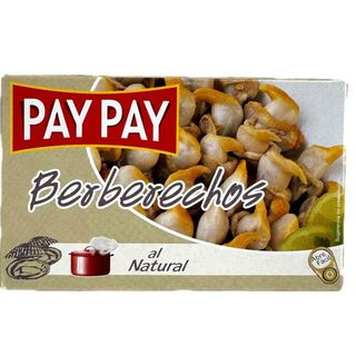 Berberechos Al Natural Pay Pay 55-65 Piezas 115g