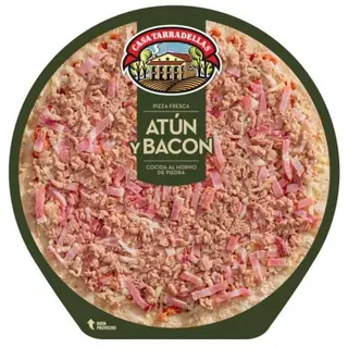 Pizza Tarradellas Atun Y Bacon 405 Grs.