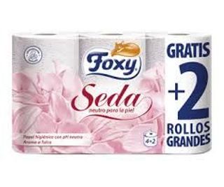 Foxy Papel Higiénico Seda 4+2und