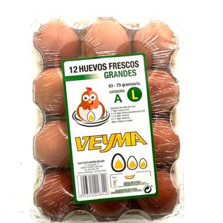 Huevos Frescos Grandes Veyma 12 Und T- L