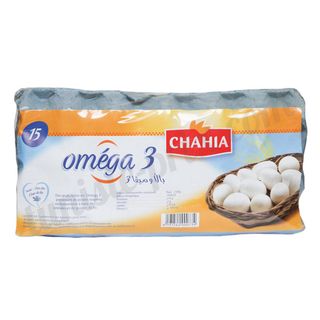 Oeufs Omega 3 Chahia  15 pieces